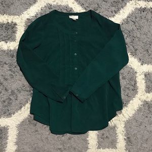 Dark green blouse
